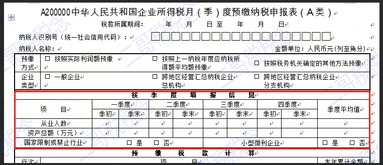 企業所得稅預繳申報表改頭換面，7月1日開始執行